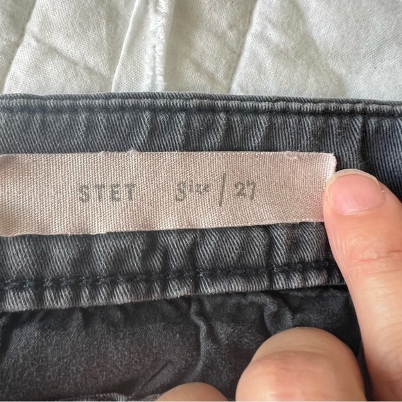 2/$30 Pilcro and the Letterpress STET Grey Khaki Chino Pants SZ 27 - Picture 7 of 12